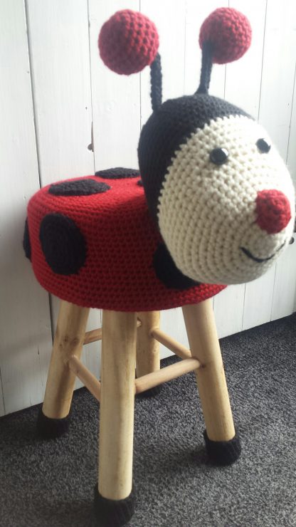 Garenpakket lieveheersbeestje (rood)